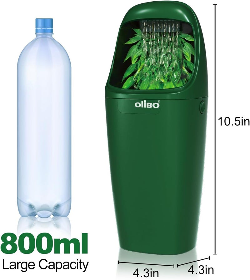 Oiibo Reptile Water Fountain Chameleon Water Dripper, Reptile Water Dispenser with 800ml Large Capacity, Terrarium Waterfall Drinking Fountain for Bearded Dragon Gecko Lizard - Image 1
